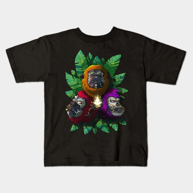 3 Sages Kids T-Shirt by kdot876